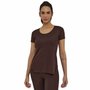 Camiseta Alto Giro Skin Fit Alongada Feminino 2311717-C0828