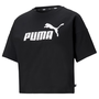 Camiseta Cropped Puma Essentials Logo Feminino 586866-01