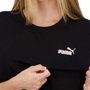 Camiseta Cropped Puma Small Logo Feminina 586867-01