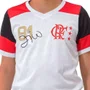 Camiseta Infantil Braziline Flamengo Zico Retro 018000984A1