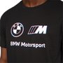 Camiseta Puma Bmw Motorsport Logo Masculino 533398-01