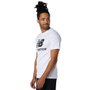 Camiseta New Balance Essentials Stacked Masculino BMT01575WT