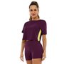 Camiseta Alto Giro Skin Fit Refletivo Feminina 2211707-C5386