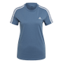 Camiseta Adidas Essentials Slim 3 Stripes Feminina HF7238