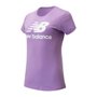 Camiseta New Balance Stacked Logo Feminina BWT91546HTP