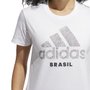 Camiseta Adidas Scrawl Brasil Feminina GU5161
