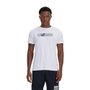 Camiseta New Balance M/C Box Performance Masc MT51072B-WT