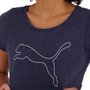 Camiseta Puma Performance Heather Cat Tee Feminina 521180-05
