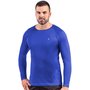 Camiseta Poker M/L Fator de Proteção UV 50+ Masc 04422-AZ