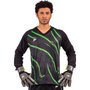 Camiseta Poker M/L Goleiro Sublimada Celeno Masc 04457-PVC