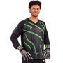 Camiseta Poker M/L Goleiro Sublimada Celeno Masc 04457-PVC