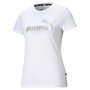 Camiseta Puma Essentials+ Metalic Logo Feminina 586890-02
