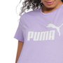 Camiseta Puma Logo Heather Feminina 586876-70
