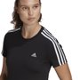 Camiseta Adidas Essentials Slim 3 Stripes Feminina GL0784
