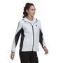 Jaqueta Adidas Corta Vento Logo Aeroready Feminino HF2149