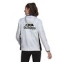 Jaqueta Adidas Corta Vento Logo Aeroready Feminino HF2149