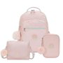 Kit Kipling Mochila, Estojo e Lancheira Unissex