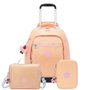 Kit Kipling Mochila, Lancheira e Estojo Unissex