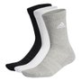 Kit Meia Adidas Cano Alto Acolchoadas Unissex IC1311