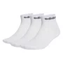 Kit Meia Adidas Cano Médio 3 Pares Unissex HT3451