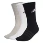Kit Meia Adidas Essentials Crew 3 Pares Unissex KC9624