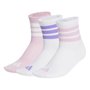 Kit Meia Juvenil Adidas Crew 3 Pares Junior JG3693