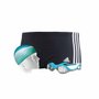 Kit Natação Sunga, Touca e Óculos