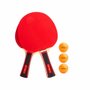 Kit Raquete E Bolinhas e Suporte Poker Retrátil 09146