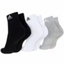 Meia Adidas Ankle Cano Médio 3 Pares DZ9434