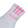 Meia Adidas Logo Linear 3 Stripes Unissex IC1297