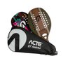 Raqueteira Acte P/2 Raquetes Beach Tennis Unissex BT102-P