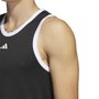 Regata Adidas Basketball 3 Stripes Masculina IC2457