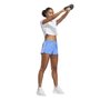 Shorts Adidas Malha Pacer 3 Stripes Feminino HR7825