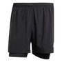 Shorts Adidas Own The Run 2 em 1 Masculino JM5400