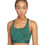 Top Adidas Logo Suporte Médio Feminino JW5292