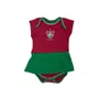 Vestido Body Infantil Torcida Baby Fluminense 033BX-FLU Vestido Body Infantil Torcida Baby Fluminense 033BX-FLU